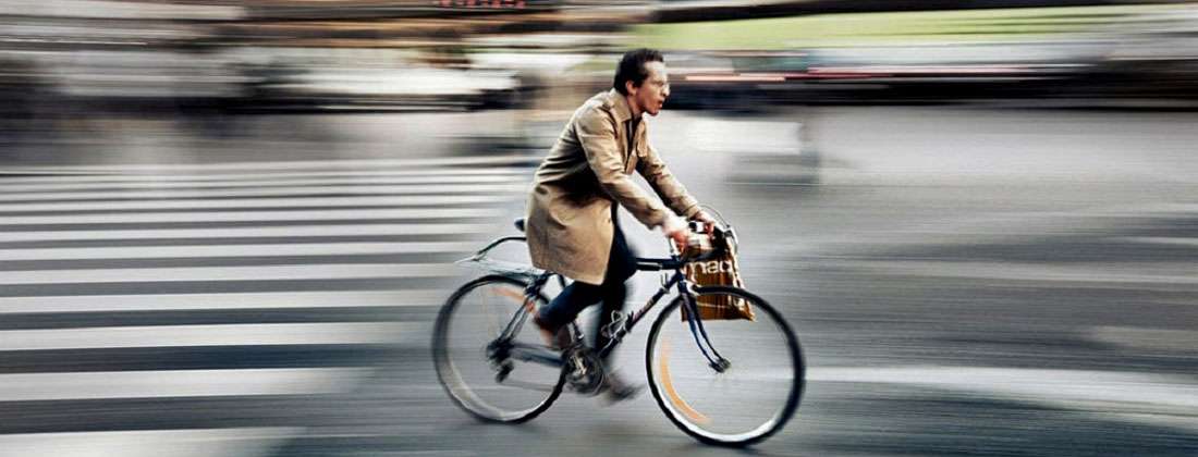 trabalhar de bike
