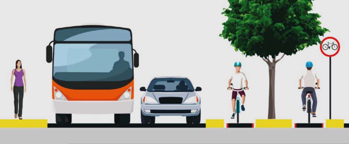 Trecho da capa da Cartilha do Ciclista